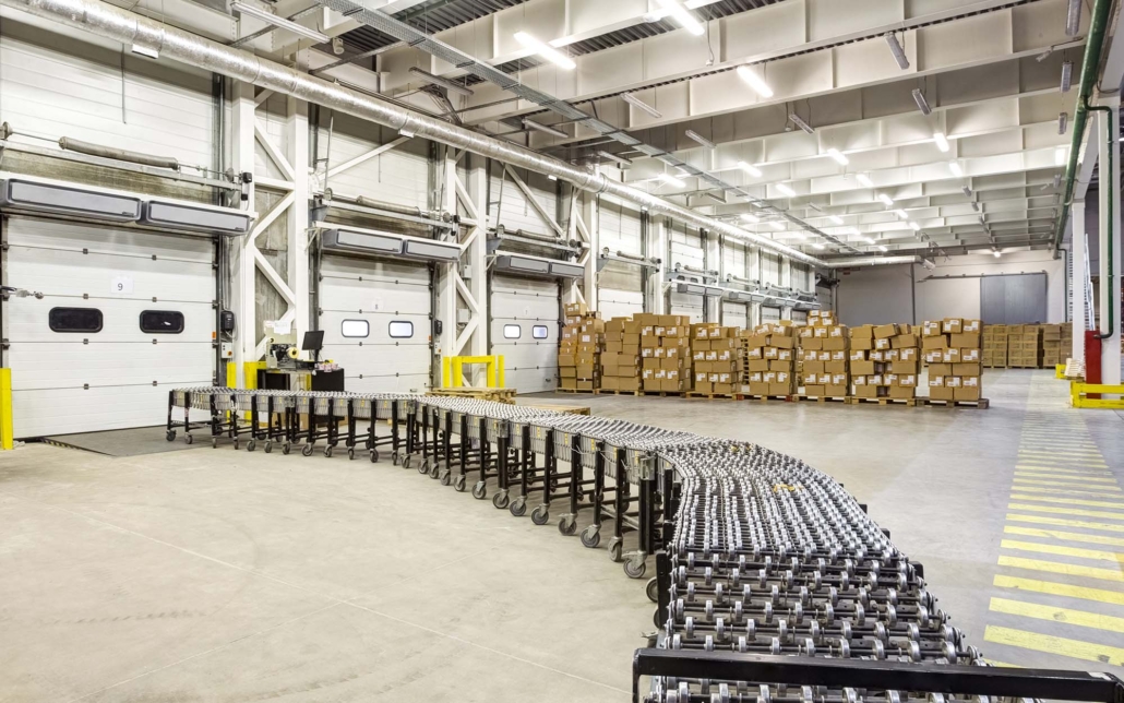 Warehouse Distribution System Inside Warehouse