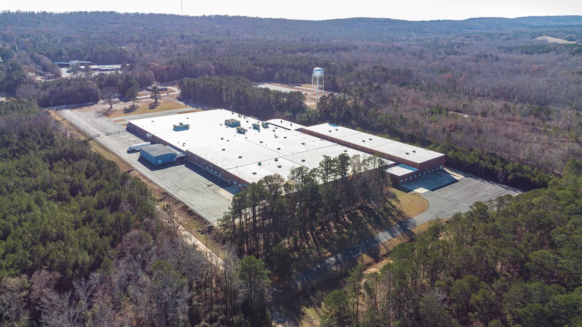 1000 W Main St, Manchester, GA Warehouse Aerial View